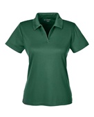 Harriton Ladies' Double Mesh Polo M353W DARK GREEN Pocket