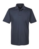 Harriton Men's Micro-Pique Polo M354 NAVY Pocket