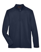 Harriton Men's Advantage Snag Protection Plus IL Quarter-Zip M748 DARK NAVY Pocket