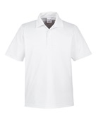 Team 365 Men's Zone Performance Polo TT51 WHITE Pocket