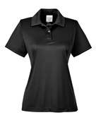 Team 365 Ladies' Zone Performance Polo TT51W BLACK Pocket