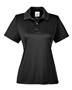 Team 365 Ladies' Zone Performance Polo TT51W BLACK Pocket