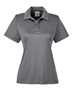 Team 365 Ladies' Zone Performance Polo TT51W SPORT GRAPHITE Pocket