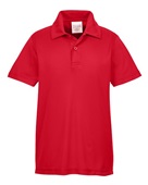 Team 365 Youth Zone Performance Polo TT51Y SPORT RED Pocket