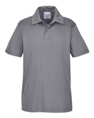 Team 365 Youth Zone Performance Polo TT51Y SPORT GRAPHITE Pocket