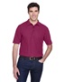 Ultraclub Men's Whisper Pique Polo 8540 WINE Pocket
