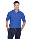 Ultraclub Men's Whisper Pique Polo 8540 ROYAL Pocket