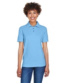 Ultraclub Ladies' Whisper Pique Polo 8541 CORNFLOWER Pocket