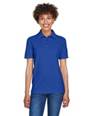 Ultraclub Ladies' Whisper Pique Polo 8541 ROYAL Pocket