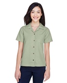 Ultraclub Ladies' Cabana Breeze Camp Shirt 8981 SAGE Pocket