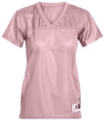 Augusta Ladies Junior Stadium Fit Replica Football Jersey LIGHT PINK Front