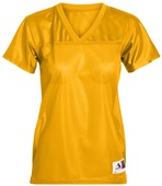 Augusta Ladies Junior Stadium Fit Replica Football Jersey GOLD Front