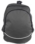 Augusta Sportswear Large Tri-Color Backpack 1915 BLACK/ BLACK/ WHITE Front