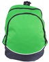 Augusta Sportswear Large Tri-Color Backpack 1915 KELLY GREEN/ BLACK/ WHITE Front