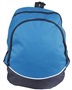 Augusta Sportswear Large Tri-Color Backpack 1915 ROYAL/ BLACK/ WHITE Front