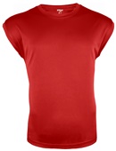 Adult & Youth Cooling Lightweight Sleeveless Tee Shirt RED Front