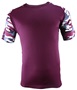 Epic Cool Performance Camo Sleeve Jersey T Shirt (13- Colors Avaliable) MAROON/MAROON/CAMO Front