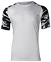 Epic Cool Performance Camo Sleeve Jersey T Shirt (13- Colors Avaliable) WHITE/WHITE CAMO Front