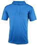 Adult & Youth Wicking Short Sleeve Hooded Tee Shirt ROYAL Front