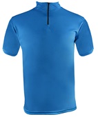 Epic Cool Performance Short Sleeve Quarter Zip Tee Shirt ROYAL/GRAPHITE Pocket