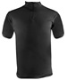 Epic Cool Performance Short Sleeve Quarter Zip Tee Shirt BLACK/GRAPHITE Pocket
