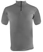Epic Cool Performance Short Sleeve Quarter Zip Tee Shirt GRAPHITE/BLACK Pocket