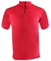 Epic Cool Performance Short Sleeve Quarter Zip Tee Shirt RED/GRAPHITE Pocket