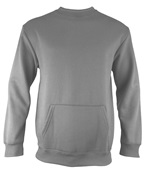 Heavy-Weight Pullover Crew Sweatshirt, Kangaroo Pocket 