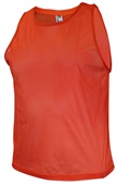 Epic Mesh Soccer Pinnie Scrimmage Vest ORANGE Front