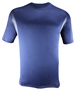 Adult Side Panels, Raglan Sleeves, Performance Crew Neck T Shirt or Jersey NAVY WITH GRAPHITE PANELS Front
