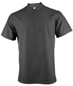 Baseball Batting Jacket, Polyester 1/4 Zip , Adult & Youth BLACK Pocket
