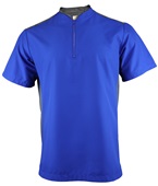 Baseball Batting Jacket, Polyester 1/4 Zip , Adult & Youth ROYAL Pocket