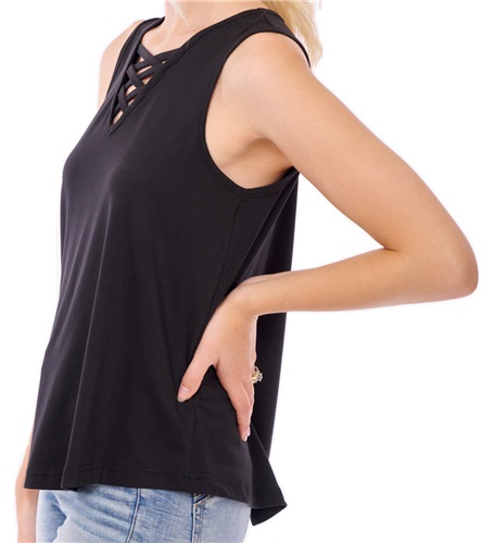 Love & Sports Women's Criss Cross Back Tank Top - Walmart.com