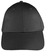 Augusta Youth 6-Panel Cotton Twill Low-Profile Cap BLACK Front