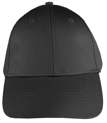 Augusta Youth 6-Panel Cotton Twill Low-Profile Cap BLACK 