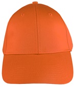 Augusta Youth 6-Panel Cotton Twill Low-Profile Cap ORANGE Front