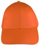 Augusta Youth 6-Panel Cotton Twill Low-Profile Cap ORANGE Front