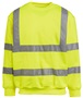 Game Sportswear 100% Polyester Econo Crew Neck Sweatshirt Class 3 8310E NEON LIME Front