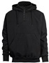 Game Sportswear The Hooded 1/4 Zip Job Shirt Adult 8525 BLACK Pocket