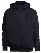 Game Sportswear The Hooded 1/4 Zip Job Shirt Adult 8525 NAVY Pocket