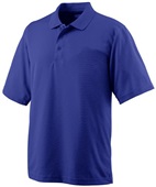 Adult 3-Button Wicking Sport Polo Shirt (AL -Orange), (AS - Orange or Purple) PURPLE Pocket