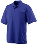 Adult 3-Button Wicking Sport Polo Shirt (AL -Orange), (AS - Orange or Purple) PURPLE Pocket