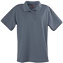Womens 3-Button Polo Shirt (Black,Forest,Graphite,Maroon,Navy,Red,Royal,White) GRAPHITE Pocket