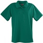 Womens 3-Button Polo Shirt (Black,Forest,Graphite,Maroon,Navy,Red,Royal,White) DARK GREEN Pocket