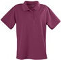 Womens 3-Button Polo Shirt (Black,Forest,Graphite,Maroon,Navy,Red,Royal,White) MAROON Pocket