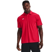 Under Armour Men's Team Tech Polo 1370399 600 - RED Pocket