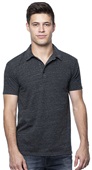 Royal Apparel Unisex eco Triblend Polo 32057 ECO TRI CHARCOAL Pocket
