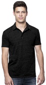 Royal Apparel Unisex eco Triblend Polo 32057 ECO TRI BLACK Pocket