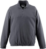 Adult Youth Chill Fleece 1/2 Zip Pullover CHARCOAL HEATHER Pocket