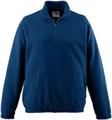 Adult Youth Chill Fleece 1/2 Zip Pullover NAVY Pocket
